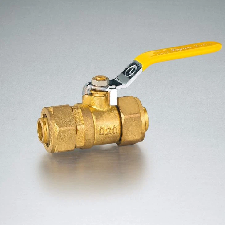 PVC Pipe Equal Diameter Brass Ball Valve